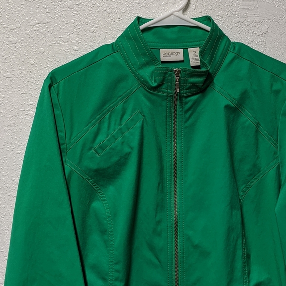 Zenergy by Chico's - Size 2 - 3/4 Sleeve Jacket - Picture 6 of 7